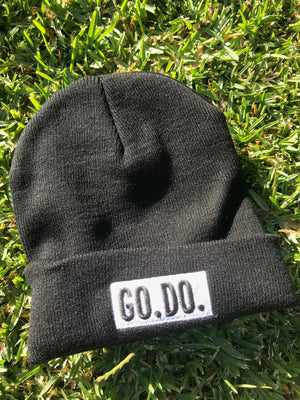 Black GO.DO. Beanie